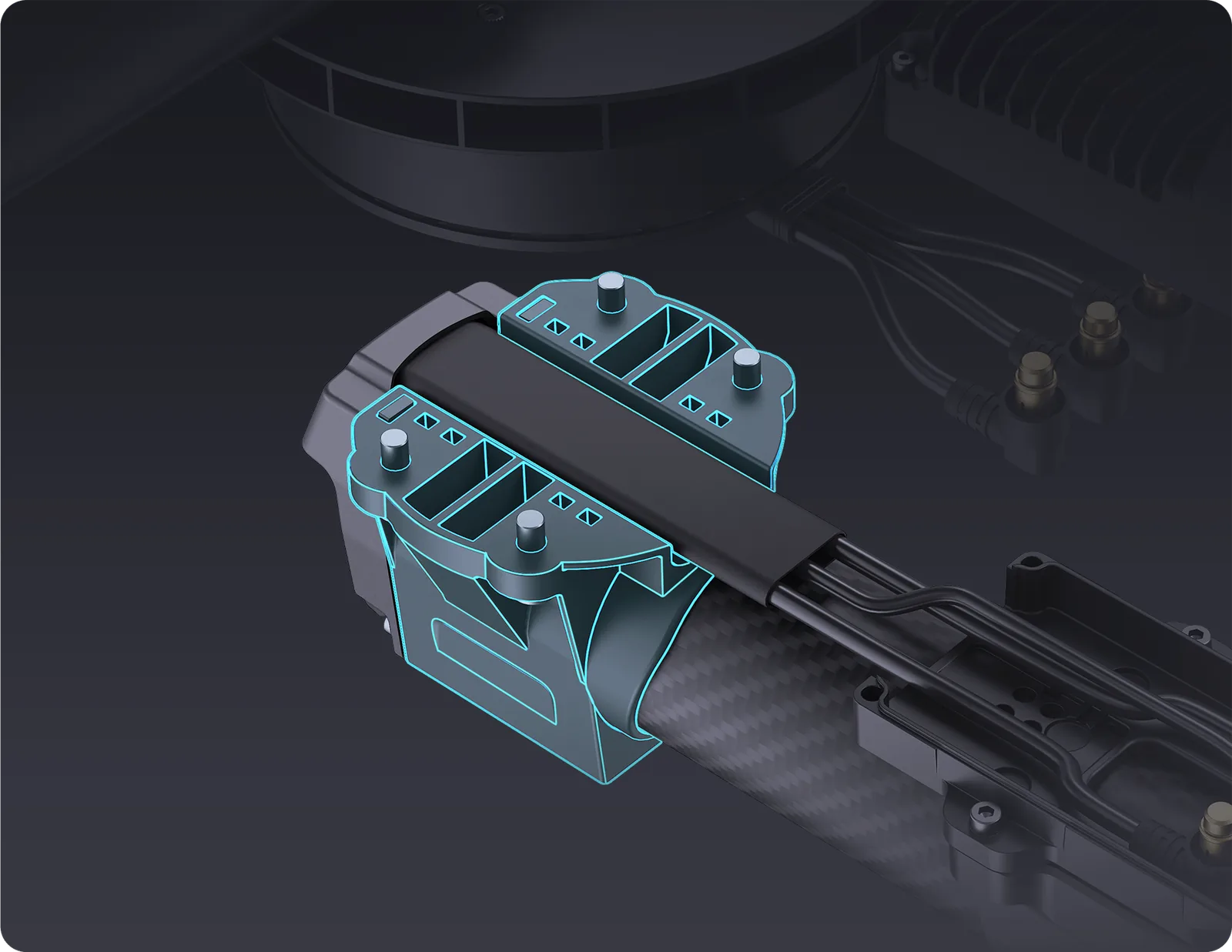 Injection-molded Motor Base